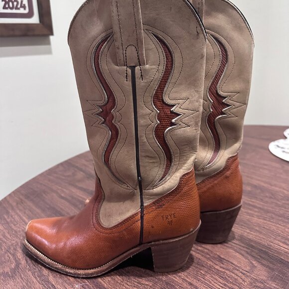 Frye Shoes - Vintage Frye Cowboy Boots Women's size 6.5B